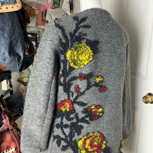 Kikisix Italian Embroidered Cardigan Medium - Picture 5 of 8